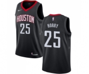 Women's Nike Houston Rockets #25 Robert Horry Swingman Black Alternate NBA Jersey Statement Edition