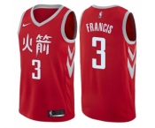 Women's Nike Houston Rockets #3 Steve Francis Swingman Red NBA Jersey - City Edition