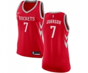 Women's Nike Houston Rockets #7 Joe Johnson Authentic Red NBA Jersey - Icon Edition