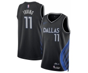 Men's Dallas Mavericks #11 Kyrie Irving Black 2025-26 City Edition Stitched Basketball Jersey Men's Dallas Mavericks #11 Kyrie Irving Black 2025-26 City Edition Stitched Basketball Jersey