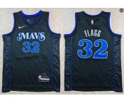 Mens Dallas Mavericks #32 Cooper Flagg Black 2023-24 City Edition Swingman Jersey