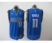 nba dallas mavericks #11 barea lt.blue[2011 swingman revolution 30 grey number]