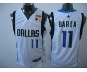 nba dallas mavericks #11 barea white[2011 champions]