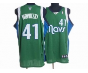 nba dallas mavericks #41 nowitzki green