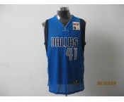 nba dallas mavericks #41 nowitzki lt.blue[2011 champions]