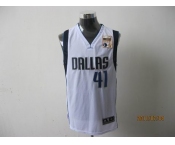 nba dallas mavericks #41 nowitzki white[2011 champions]