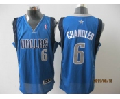 nba dallas mavericks #6 chandler lt.blue[revolution 30 grey number]