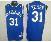 nba jersey dallas maverlcks #31 terry blue[swingman]