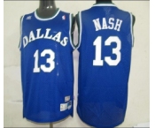 nba jerseys dallas maverlcks #13 nash blue[swingman]