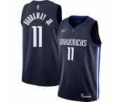 Women's Dallas Mavericks #11 Tim Hardaway Jr. Swingman Navy Finished Basketball Jersey - Statement Edition