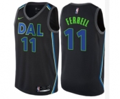 Women's Nike Dallas Mavericks #11 Yogi Ferrell Swingman Black NBA Jersey - City Edition