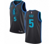 Women's Nike Dallas Mavericks #5 Jason Kidd Swingman Charcoal NBA Jersey - City Edition