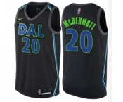 Youth Nike Dallas Mavericks #20 Doug McDermott Swingman Black NBA Jersey - City Edition