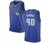 Youth Nike Dallas Mavericks #40 Harrison Barnes Swingman Royal Blue Road NBA Jersey - Icon Edition