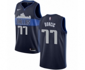 Youth Nike Dallas Mavericks #77 Luka Doncic Swingman Navy Blue NBA Jersey Statement Edition