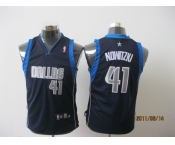 youth nba dallas mavericks #41 nowitzki dk.blue