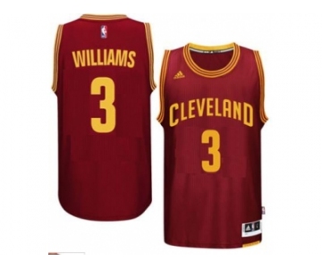 Men's Cleveland Cavaliers #3 Derrick Williams adidas Burgundy Player Swingman Road Jersey