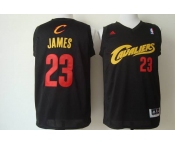 nba cleveland cavaliers #23 james black[revolution 30 swingman][fashion]