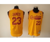 nba cleveland cavaliers #23 james m&n yellow