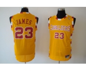 nba cleveland cavaliers #23 james yellow(Special Edition)