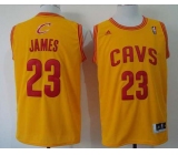 nba cleveland cavaliers #23 james yellow[revolution 30 swingman]