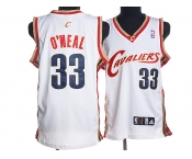 nba cleveland cavaliers #33 oneal white