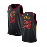 Women's Nike Cleveland Cavaliers #33 Shaquille O'Neal Swingman Black Alternate NBA Jersey Statement Edition