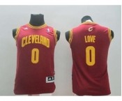 youth nba cleveland cavaliers #0 love red[revolution 30 swingman]