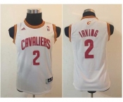 youth nba cleveland cavaliers #2 irving white[revolution 30 swingman]