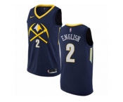 Youth Nike Denver Nuggets #2 Alex English Swingman Navy Blue NBA Jersey - City Edition