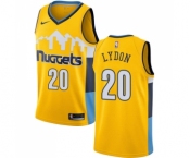 Youth Nike Denver Nuggets #20 Tyler Lydon Swingman Gold Alternate NBA Jersey Statement Edition