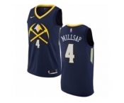 Youth Nike Denver Nuggets #4 Paul Millsap Swingman Navy Blue NBA Jersey - City Edition