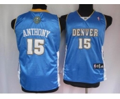 youth nba denver nuggets #15 anthony baby blue