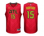 Men Atlanta Hawks #15 Al Horford red Swingman Stitched NBA Jersey