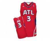 Men's Adidas Atlanta Hawks #3 Jarrett Jack Swingman Red Alternate NBA Jersey