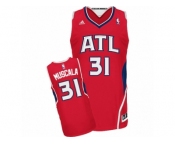 Men's Adidas Atlanta Hawks #31 Mike Muscala Swingman Red Alternate NBA Jersey