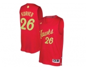 Men's Atlanta Hawks #26 Kyle Korver Red 2016 Christmas Day NBA Swingman Jersey