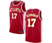 Men's Nike Atlanta Hawks #17 Dennis Schroder Swingman Red NBA Jersey Statement Edition