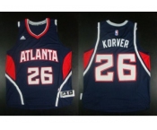 NBA Revolution 30 Atlanta Hawks #26 Kyle Korver Blue Stitched Jerseys