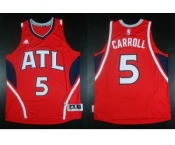 NBA Revolution 30 Atlanta Hawks #5 DeMarre Carroll red Stitched Jerseys