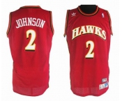 nba atlanta hawks #2 johnson red