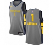 Youth Nike Memphis Grizzlies #1 Kyle Anderson Swingman Gray NBA Jersey - City Edition