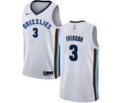 Youth Nike Memphis Grizzlies #3 Allen Iverson Swingman White NBA Jersey - Association Edition