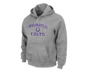 Indianapolis Colts Heart & Soul Pullover Hoodie Grey