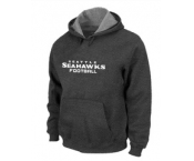 Seattle Seahawks Authentic font Pullover Hoodie D.Grey