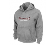 Tampa Bay Buccaneers font Pullover Hoodie Grey