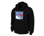 NHL New York Rangers Big & Tall Logo Pullover Hoodie Black