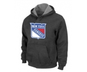 NHL New York Rangers Big & Tall Logo Pullover Hoodie D.Grey
