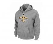 Men''s New Orleans Saints Mitchell & Ness Black Fair Catch Pullover Hoodie