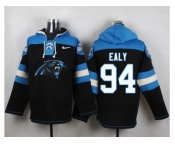 Nike Carolina Panthers #94 Kony Ealy Black Player Pullover NFL Hoodie